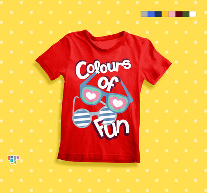 Colours of Fun Kids Cotton T-shirt