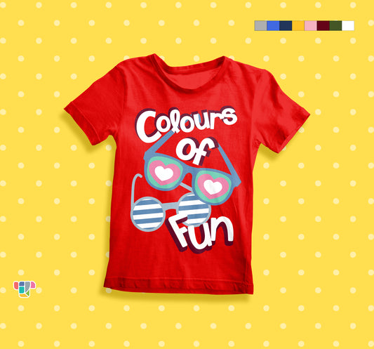 Colours of Fun Kids Cotton T-shirt