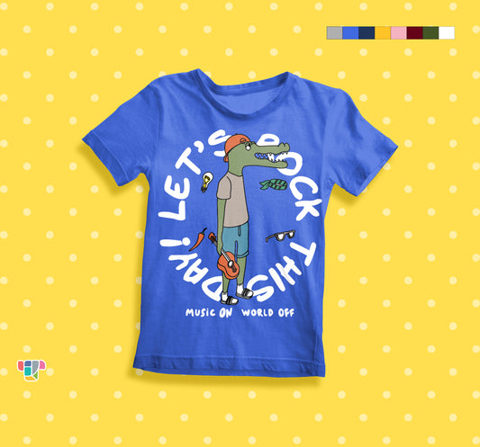 Let's Rock Fancy Kids cotton T-shirt